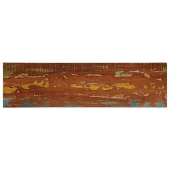 Tablero Mesa Rectangular Madera Maciza Reciclada 120x30x3,8 Cm Vidaxl