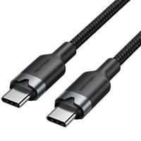 cable usb 20 vention trdbf tipo-c a tipo-c 1m 60w 480mbps negro
