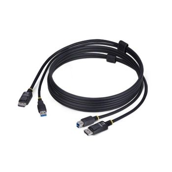 Cable KVM DisplayPort y USB 3.0 StarTech.com 1,8m 4K 60Hz