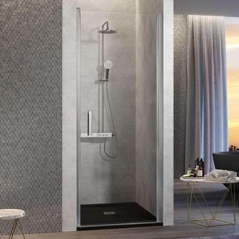 Puerta Abatible De Ducha Nardi 75-79 Cm
