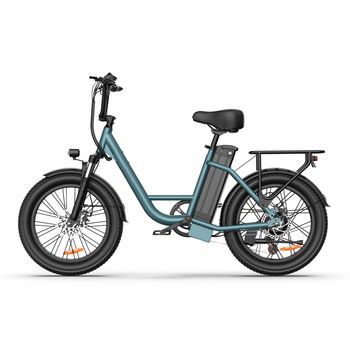 Bicicleta Eléctrica De Neumáticos Anchos Urlife E20, Urbana Y Todoterreno, Batería Extraíble De 48 V, Verde