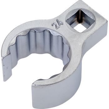 Hazet 848z-24 Llave De Estrella ∙ Hexagonal Doble ∙ Abierta ∙ Cuadrado Hueco 3/8 Pulgadas (10 Mm) ∙ Perfil Hexagonal Doble Exterior ∙ 24 Mm ∙ Cuadrado