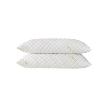 Todocama - Almohada Viscoelástica Copos Aloe Vera Firmeza Media-Alta.