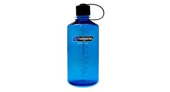 Nalgene sustain botella de boca estrecha azul   1l