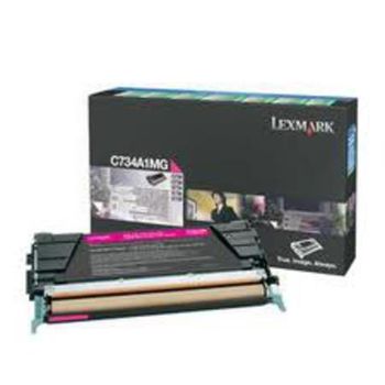 Lexmark C734A1MG Original Magenta Return Program Toner Cartridge