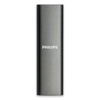 Unidad SSD Philips FM02SS030P/00 2TB SATA USB Tipo C 550MB/s Aluminio Gris