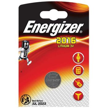 Energizer Pila de Litio CR2016 3V