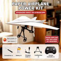 divertido kit de avion de papel para armar avion electrico plegable con control remoto modelo de avion electrico ligero regalo