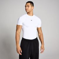 capa base de manga corta training hombre de mp - blanco - xs