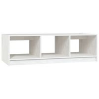mesa de centro 50x110x34 cm madera - blanco