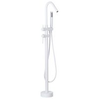grifo independiente para banera o ducha blanco mate estilo moderno victoria
