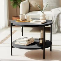 mesa de centro edduma madera gris o 50 cm clp