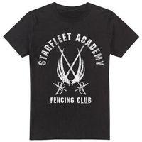 star trek camiseta manga larga fencing club para hombre