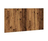 cabecero cama - mueble cabecero madera de ingenieria envejecida 160x15x80 cm