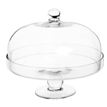 Expositor para tartas con campana de vidrio