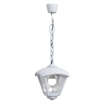Colgante roby 1xe27 ip55 l.20xan.20xal.70cm resina blanca
