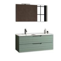 composicion bano lavabo izquierda 4 piezas solmira verde salvia en mdf