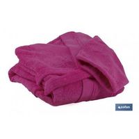 albornoz fucsia 500m2 modelo primavera talla xl