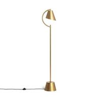 lampara de pie metal edern dorado