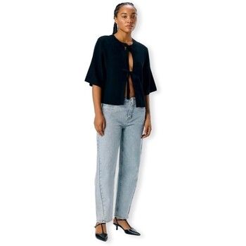 Object Abrigo Noos Julla Parvi 2/4 Cardigan - Black para mujer