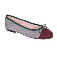 bailarina ante gris burdeos verde