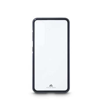 Funda para móvil Black Rock 360° Glass Cover aluminio y cristal negro transparente para Galaxy S26