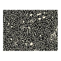 papel pintado 3d - notas musicales 400x309 cm