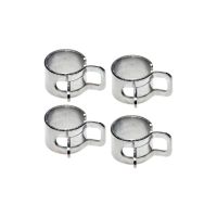 abrazadera de manguera de combustible 11-12mm gris set 4pc