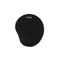 Nilox Alfombrilla ergonÃ³mica de color negro de