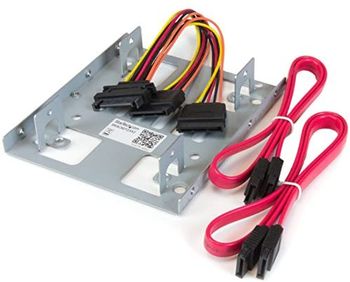 StarTech.com Bracket Adaptador Bandeja de Montaje 2 Unidades de Disco Duro HDD de 2,5