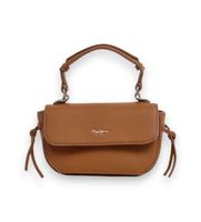 pepe jeans para mujer pl0300112 bolso ambra script marron osfa casual poliuretano