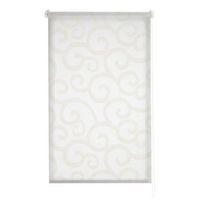 estoralis - estor enrollable translucido  visillo  140 x 255 cm anchoalto tamano tela 137 x 250 cm  ornella blancobeige