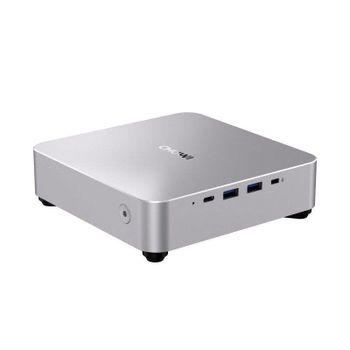 CHUWI AuBox PC Host AMD Ryzen 7 8745HS 16GB 512GB 4 Pantallas Plata