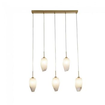 Lámpara colgante rocky (5 luces)
