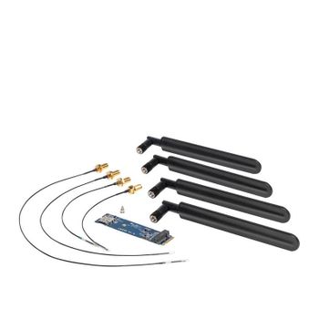 Tarjeta de Red Shuttle WWN04 M.2-2280 4G/5G Kit de Expansión con Antenas