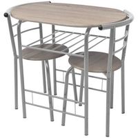 juego de barra de desayuno mdf vidaxl