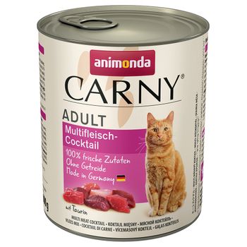 Animonda Carny Adult 6 x 800g - Meat Saucer