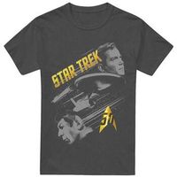 star trek camiseta 50 year frontier para mujer
