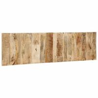 cabecero de cama 180 cm madera maciza de mango rugoso