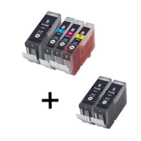 compatible multipack canon pixma mp800r printer ink cartridges 6 pack -0628b001