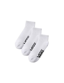 Calcetines Vans Classic Quarter Crew Blanco Hombre 3PK