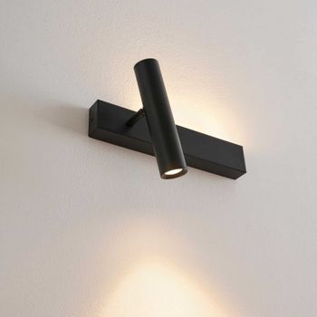 Aplique acero, aluminio y silicona  30 cm
