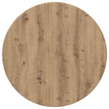 Tablero De Mesa | Encimera Roble Artisan Ø 70 X 1,5 Cm Madera De Ingeniería