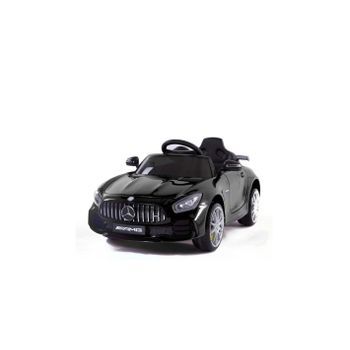 Coche Eléctrico Para Niños 12v Con Mando De Control Remoto - Mercedes Amg Gtr Negro - Coche Teledirigido Con Batería - Para Niños De 3 A 8 Años (máximo 30 Kg) - Devessport