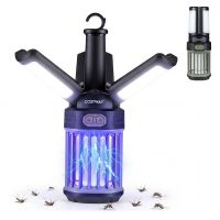 costway antimosquitos electrico portatil con luz led ajustable impermeable lampara camping plegable recargable usb para patio pesca senderismo