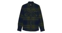 camisa de manga larga fox traildust azul verde