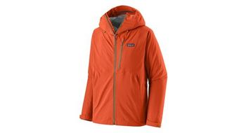 Chaqueta impermeable patagonia granite crest rain naranja para hombre