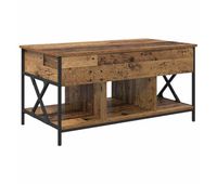 mesa de cafe - mesa de centro - mesa baja madera envejecida 100 x 55 x 485 cm