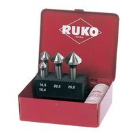 ruko 102150t - juego de 4 avellanadores conicos din 335 forma c hss-tin 90