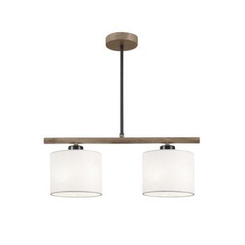 Lámpara Lineal De 2 Luces Modelo Berta Moderna Y Funcional